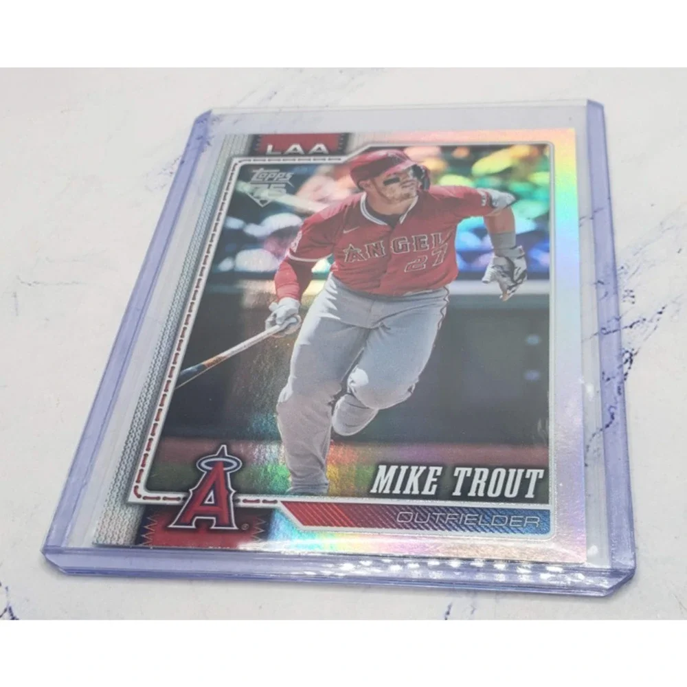 2026 Topps Series 1 Mike Trout #350 Rainbow Foil Los Angeles Angels